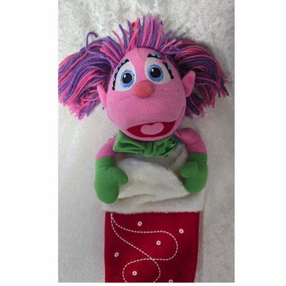 Sesame Street Plush Abby Cadabby Christmas Stocking - Picture 2 of 3